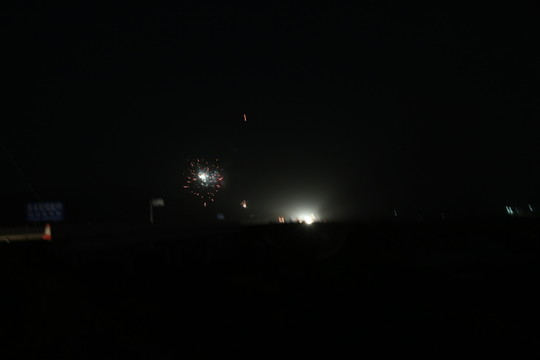 夜空燈光