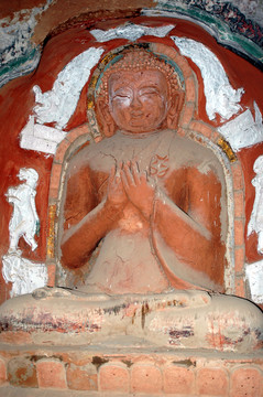 甘肅馬蹄寺 佛像