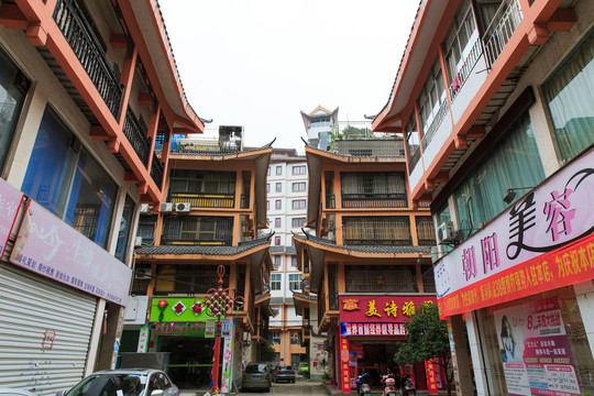 賀州 靈峰商業(yè)步行街街景