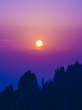 黃山日出