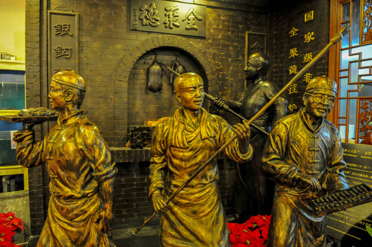 全聚德烤鴨雕像
