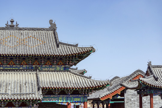 仿古建筑頂部