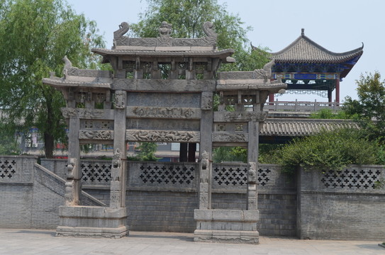 清代古牌樓