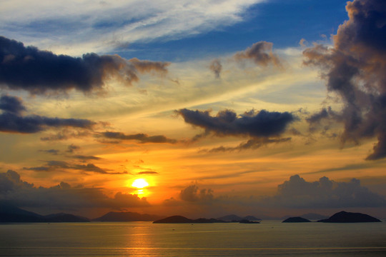海邊日落