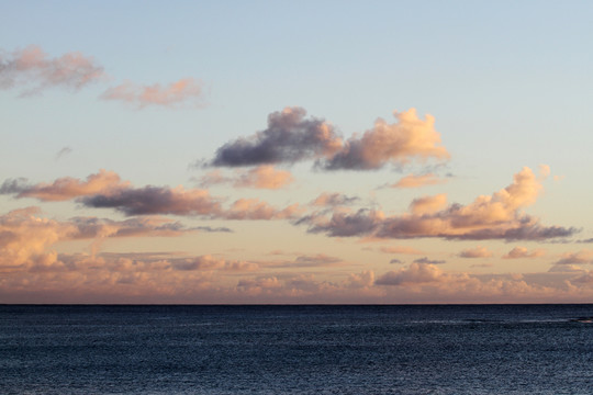 海上夕陽晚霞