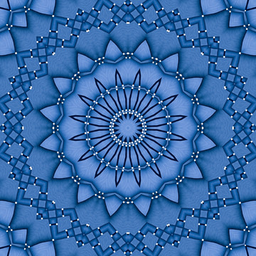 幾何花型 立體圖案
