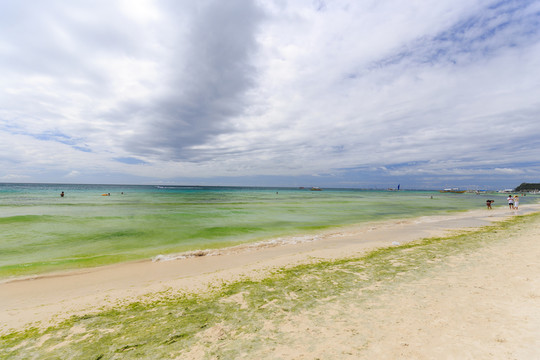 長灘島白沙灘海景