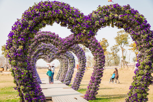 公園景觀花架