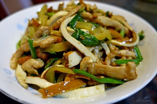 雞肉絲榨菜香干