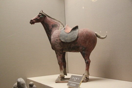 唐代彩繪陶馬