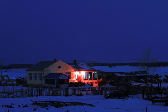 農(nóng)家雪夜
