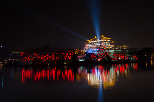 大唐芙蓉園 紫云樓 夜景
