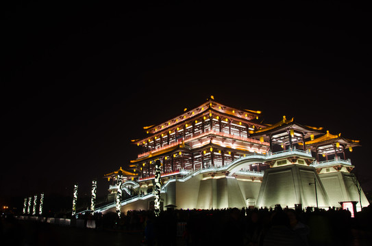 大唐芙蓉園 紫云樓 夜景