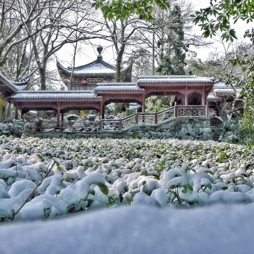 雪景樓閣