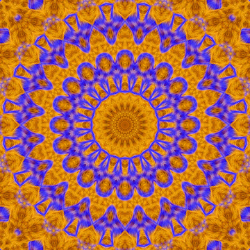 幾何花型拼花