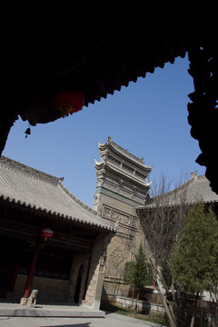 關(guān)中古民居 馬頭墻