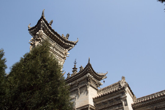 關(guān)中古民居 馬頭墻