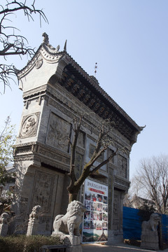關(guān)中古民居門樓