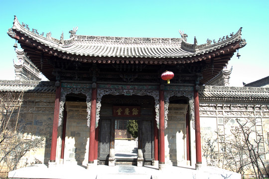 關(guān)中古民居門樓