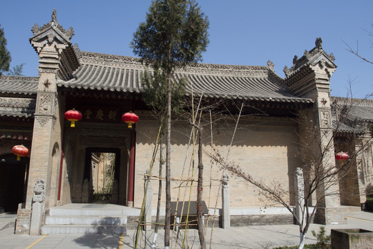 關(guān)中古民居門(mén)樓