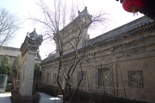 關(guān)中古民居門樓及照壁