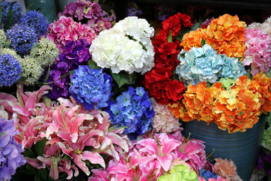 花店 絹花 慶典素材 花朵