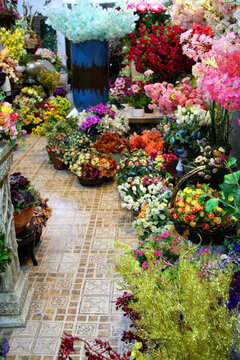 花店 絹花 慶典素材 花朵