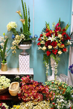 花店 絹花 慶典素材 花朵