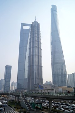 上海浦東陸家嘴金融貿(mào)易區(qū)地標(biāo)