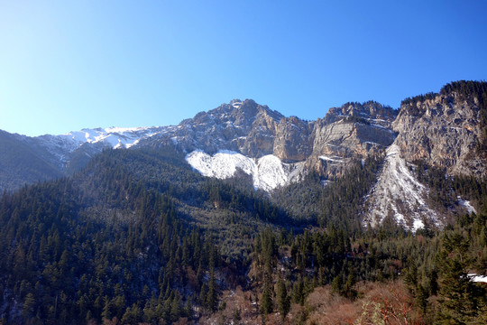 地貌 雪山 藍(lán)天