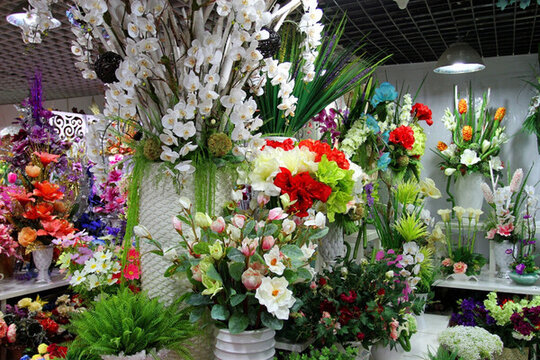 花店 絹花 慶典素材 花朵