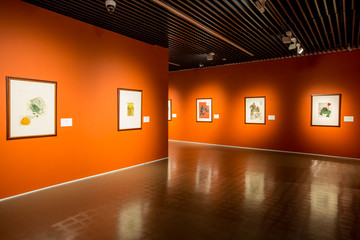 美術館 展廳 畫展