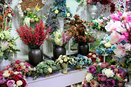花店 絹花 慶典素材 花朵