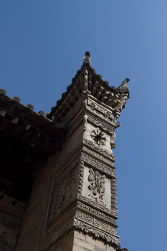 關(guān)中古民居 馬頭墻