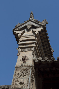 關(guān)中古民居 馬頭墻