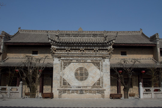關(guān)中古民居影壁