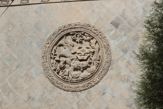 關(guān)中古民居磚雕