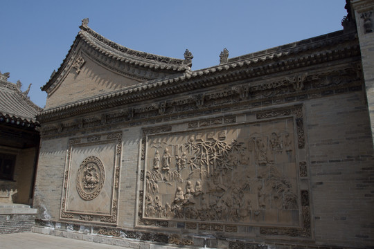 關(guān)中古民居磚雕
