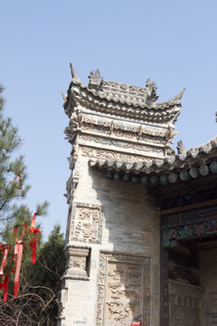 關(guān)中古民居 馬頭墻