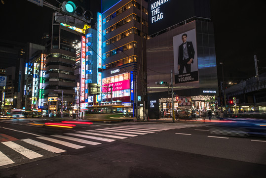 日本東京新宿夜景