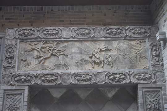 關(guān)中民居磚雕