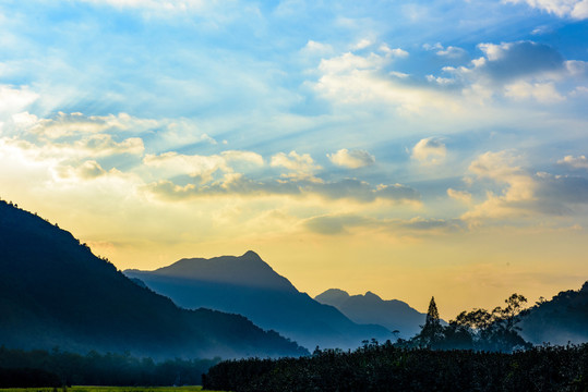 日落西山