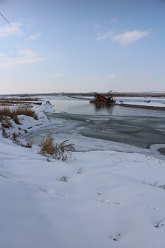 冬雪 冰河