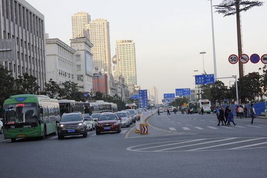 武漢街頭