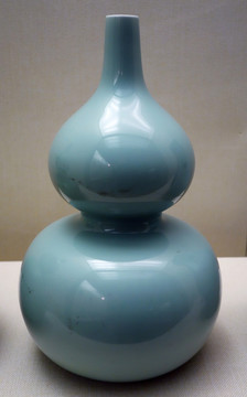 冬青釉葫蘆瓶