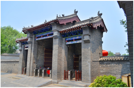 康百萬(wàn)莊園大門(mén)建筑