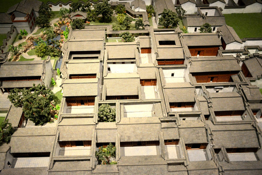 微縮古建筑模型