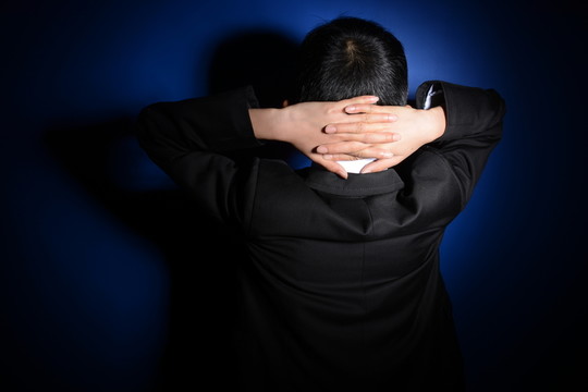 男孩 背影