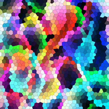 五顏六色的玻璃貼花紋理