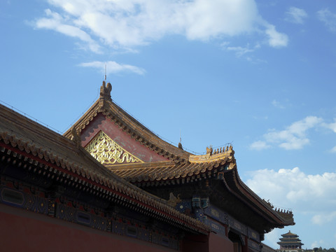 北京故宮內(nèi)廷院落